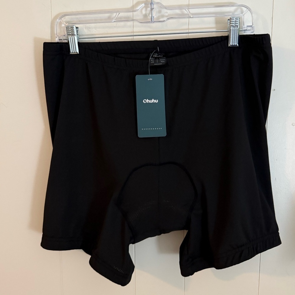 Ohuhu NWT Mens Padded Biking Athletic Shorts Size XXL